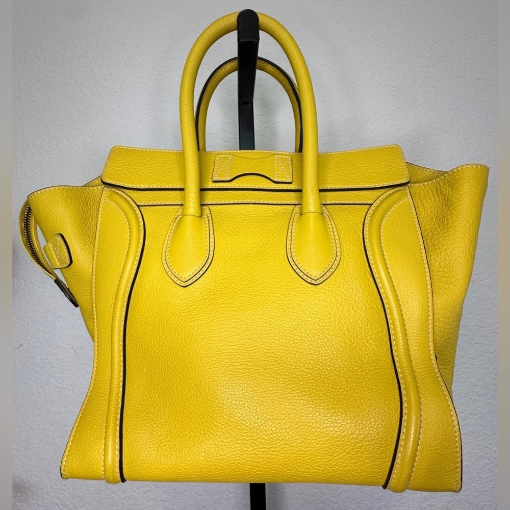 Celine | Mini Luggage Tote Drummed Calfskin Bag - Picture 3 of 13